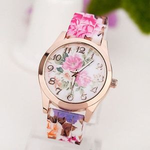 Accessories - Retro Floral Printed Silicone Watch Accessories - Retro Floral Printed Silicone Watch